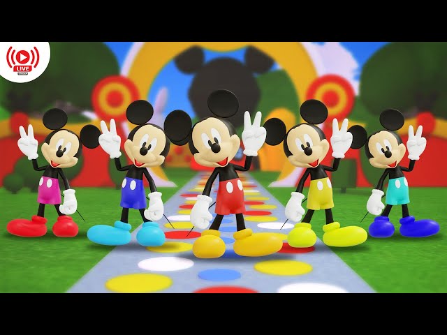 🔴 LIVE Mickey Mouse Finger Family Nursery Rhymes & Kids Songs