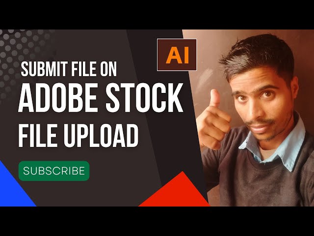 How to Upload File on Adobe Stock?