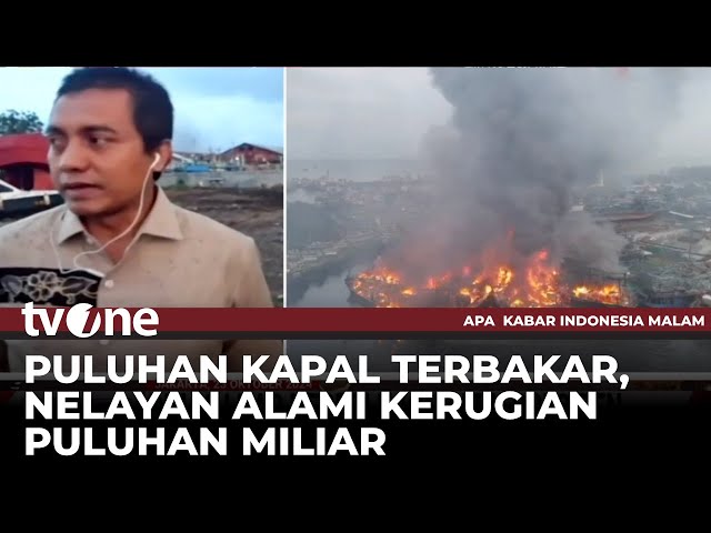 Puluhan Kapal Penangkap Ikan Terbakar di Tegal | AKIM tvOne