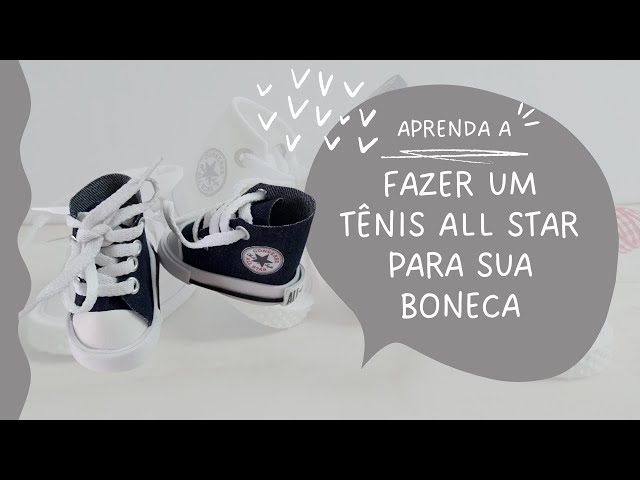 Tênis All Star Para Boneca