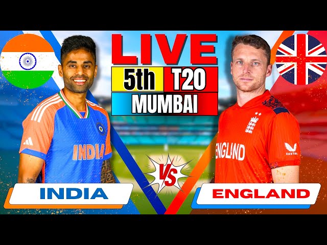 Live: India vs England 5th T20, Live Match Score & Commentary | IND vs ENG Live match Today, Mumbai