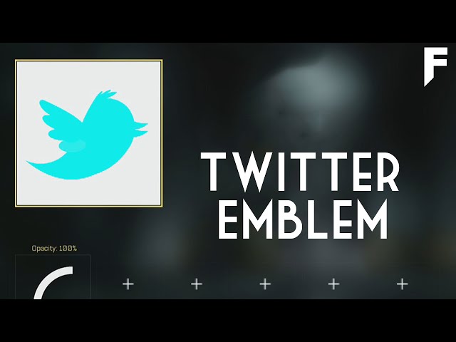 Advanced Warfare Emblem Tutorial - Twitter Logo