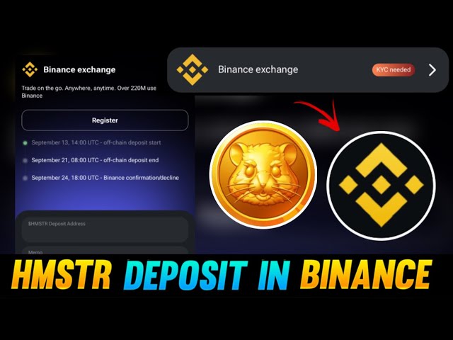 How to Deposit Hamster Kombat in Binance | HMSTR Withdrawal in Binance | No Gas Fee ?