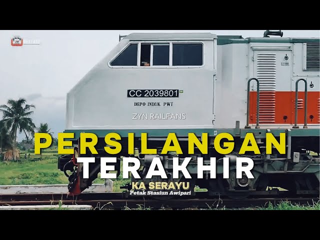 Di Gapeka 2025 KA Serayu tidak lagi berhenti bersilang dengan Lodaya di Stasiun Awipari