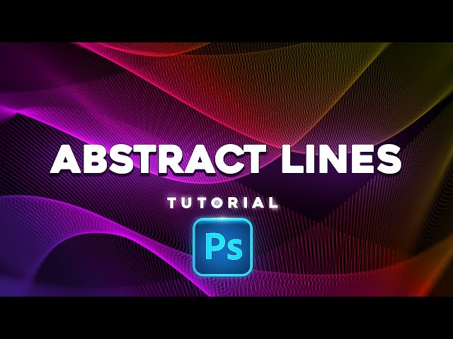 How to create abstract lines in Photoshop 🧬