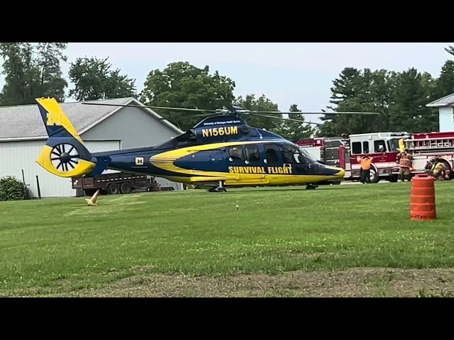 Survival Flight Take Off University of Michigan Survival Flight