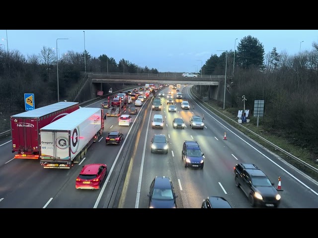 M25  MOTORWAY  LONDON, ENGLAND,