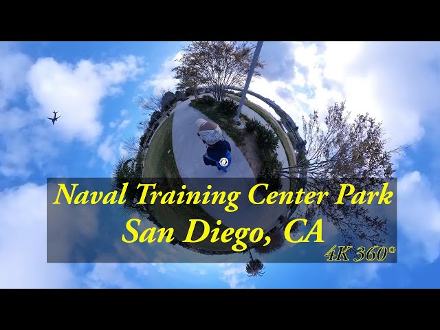 San Diego, CA | Naval Training Center Park Walk | 4K 360°