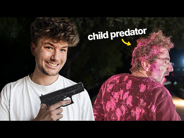 Catching Predators & Shooting Them With Paintballs!