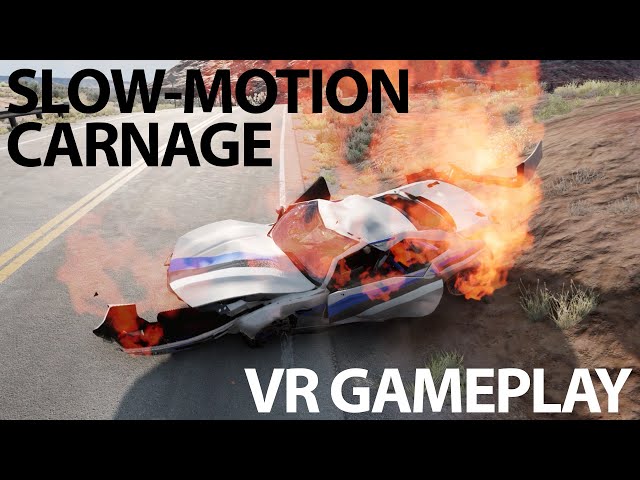 VR Gameplay | BeamNG | More Car Destruction