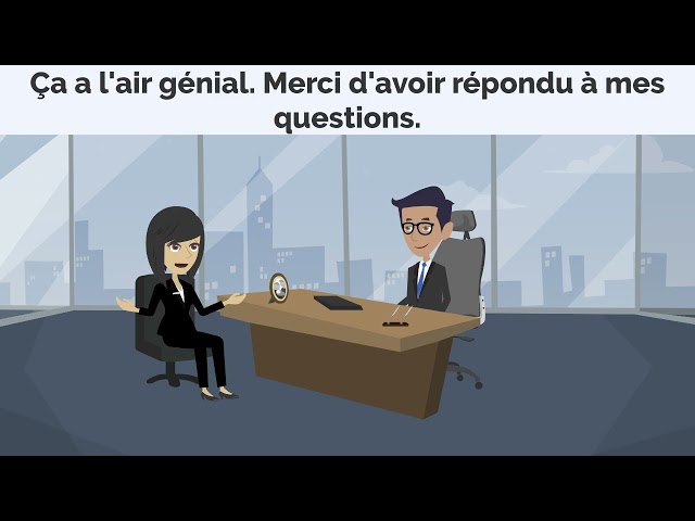 French Practice - Job interview | Pratique quotidienne du français