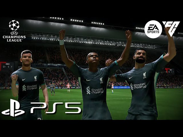 PSV vs. Liverpool Ft. Salah, Luis Diaz, De Jong | UEFA Champions League | PS5™ [4K60]