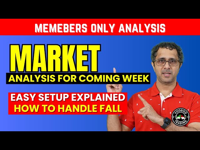 Nifty Analysis & Trade Setup For Members | Easy Setup Explained How To Handle Any Fall