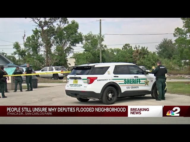 Deputies swarm neighborhood in San Carlos Park