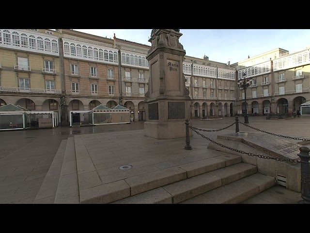 Estatua de María Pita. A Coruña (VR180 3D)