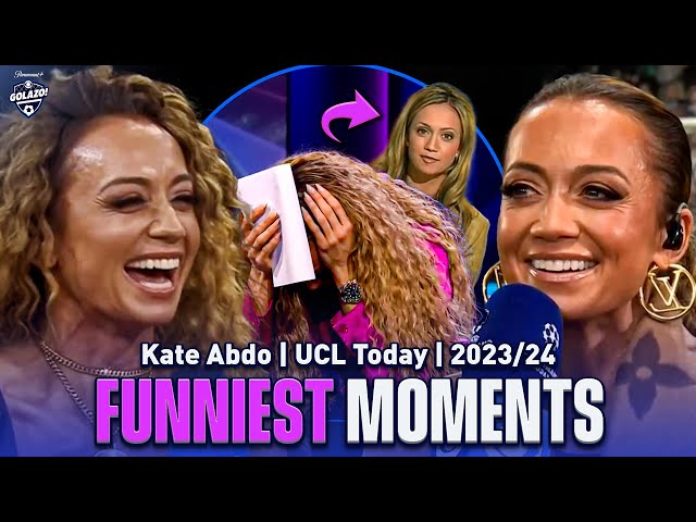 Kate Abdo's funniest moments from 2023/24 season! 😍 | UCL Today | CBS Sports Golazo