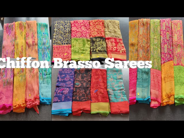 Dailywear Sarees ||Chiffon Braso|| what's up 8660767909