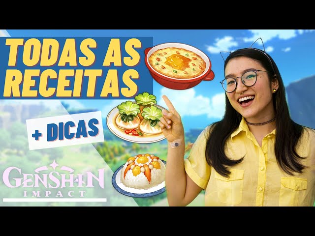 Como Obter Todas as 52 Receitas | [Genshin Impact]