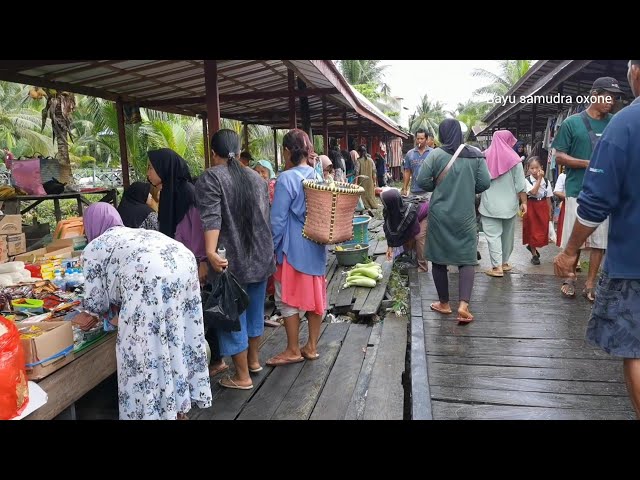 Kampung dayak, muslim, di pedalaman kalimantan tengah, desa babirah, pulau hanaut, kotim