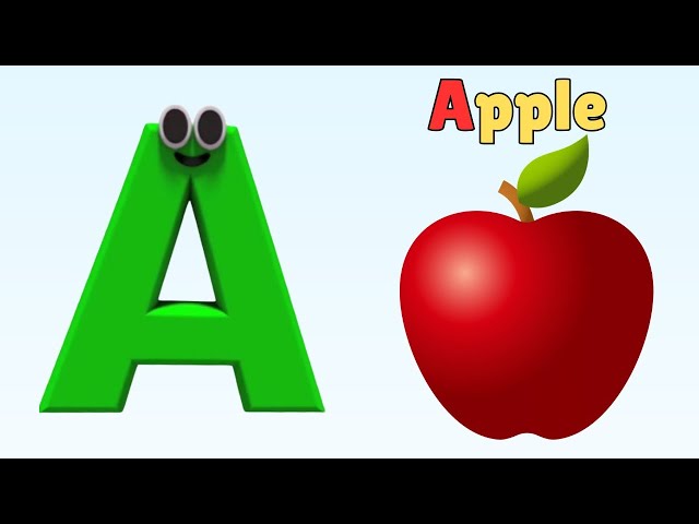 ABC Phonics Song for Kids | A for Apple | A to Z Alphabet Song Children|Learning Videos for Toddlers