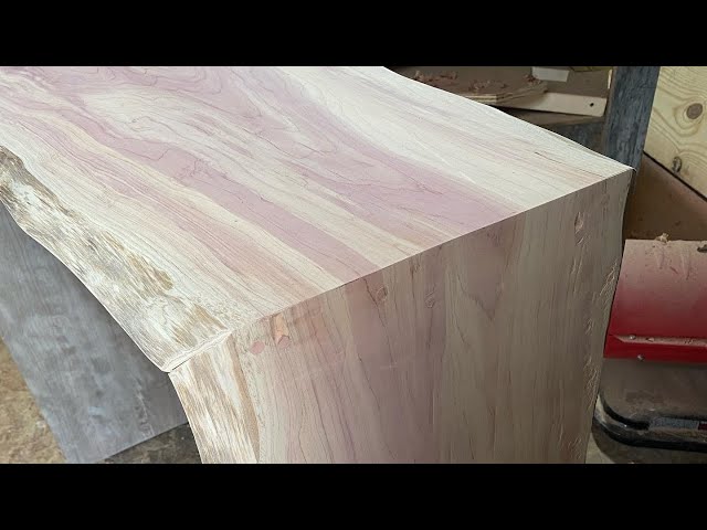 Cedar waterfall table