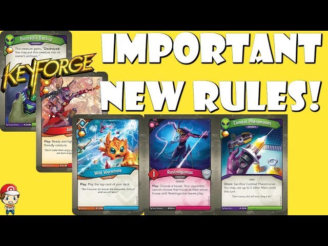 Important Keyforge Rules Updates! (New FAQ)