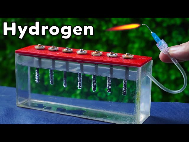 Water into Hydrogen - Simple Hydrogen Generator from Carbon Pin