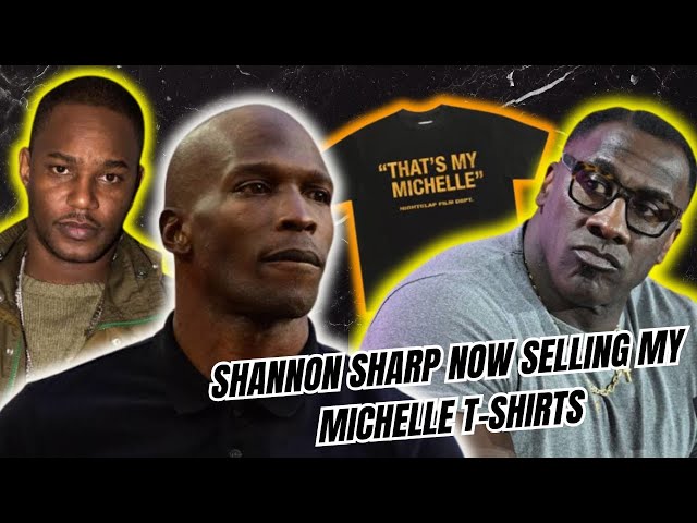 Shannon Sharpe deletes post after getting DRAGGED for Dropping "MY Michelle/ Night Tap" T-shirts