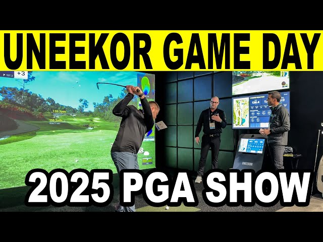 UNEEKOR GAME DAY Golf Simulator Software! (2025 PGA SHOW)