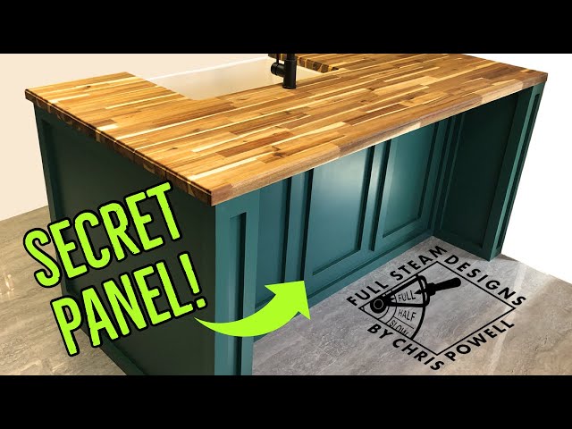 Farmhouse Kitchen Island with Sink and Dishwasher How To