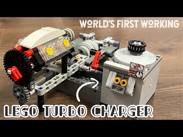 World’s First Working LEGO Technic Turbo Charger!