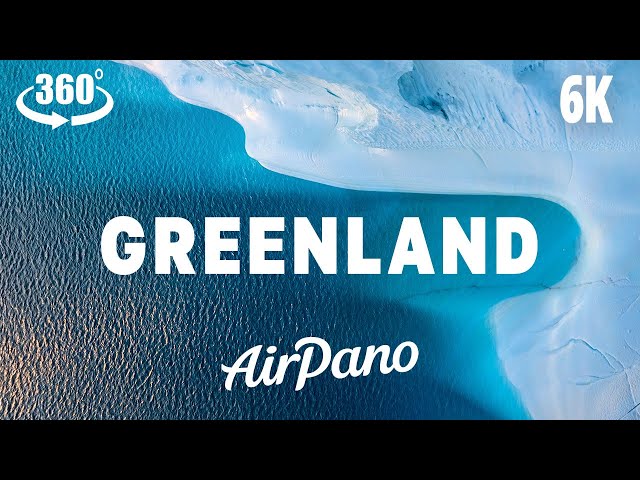 Greenland, Land of Ice. Trailer.  6K aerial 360° video