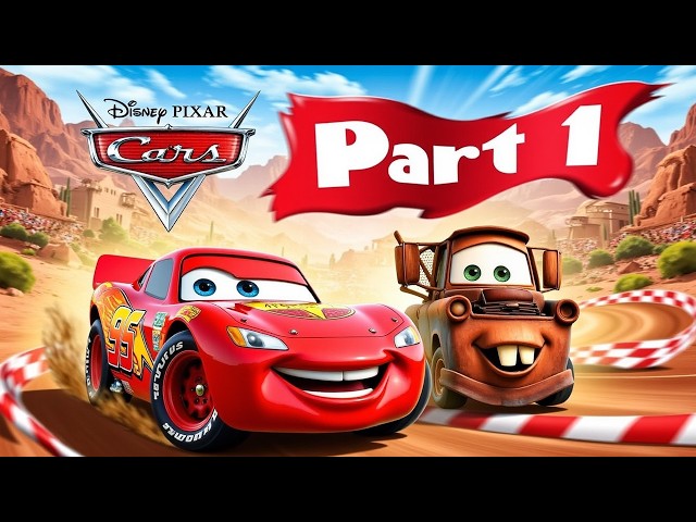 Disney Pixar Cars Toys: Radiator Springs Race Track Challenge ! Part 1