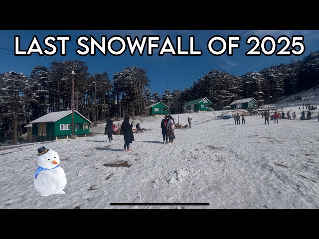 Last snow of 2025 | camping in india | asmr snowvlog  mrbeast