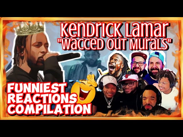 Funny Reactions Compilation: KENDRICK LAMAR - WACCED OUT MURALS