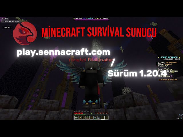 Minecraft Survival Sunucusu | Server Tanıtımı | SennaCraft