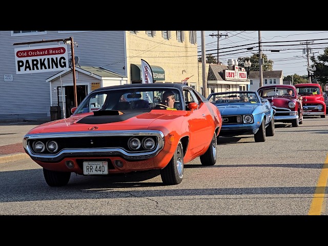 2024 Old Orchard Beach Maine classic car show highlights 100s classic cars hot rods old trucks