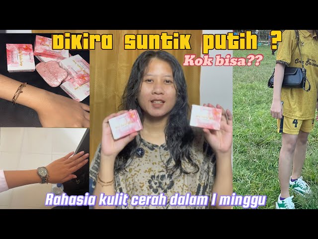 Tips mencerahkan kulit badak yang susah banget putihnya || Review produk lokal “.