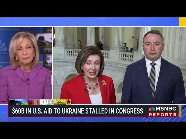 MSNBC - LTC (Ret.) Vindman Alongside Speaker Emerita Pelosi Discussing Urgent Need For Ukraine Aid