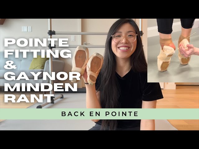 Pointe Shoe Fitting 🩰 & Old vs. New Gaynor Minden Pointe Shoes || Back en Pointe #4