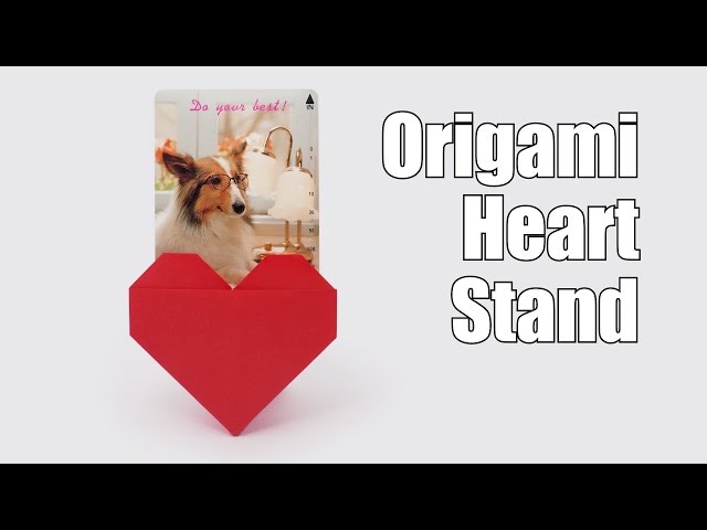 Origami Heart Stand (Jo Nakashima) - Valentine's Day