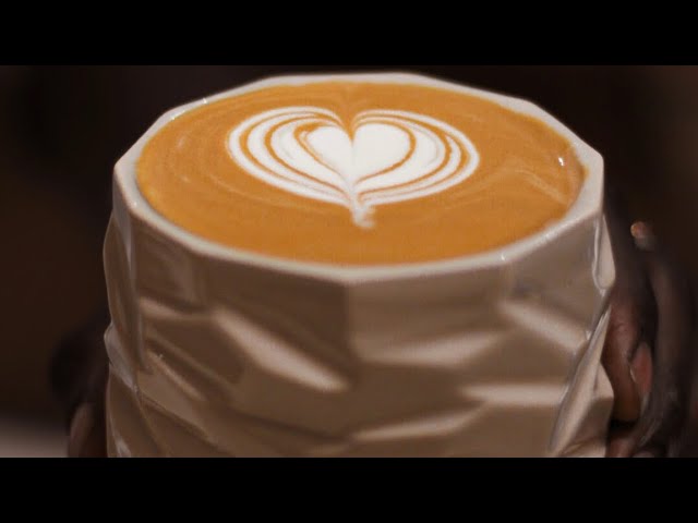 Dr. Coffee | new technique pouring milk, microfoam into art design. #shorts #loveart  2022.