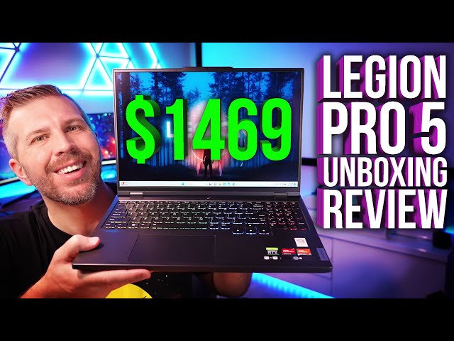 Legion Pro 5 (2023) Unboxing Review! 10+ Game Benchmarks! Ryzen 7 7745HX and RTX 4060 Tested!