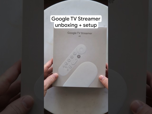 Unboxing the new Google TV Streamer 4K #Google #ASMR #GoogleTV