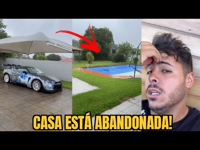 RENATO GARCIA ESTÁ COM UMA CASA DE GRAVAÇÃO ABANDONADA *Gtrr35 sem Gasolina*