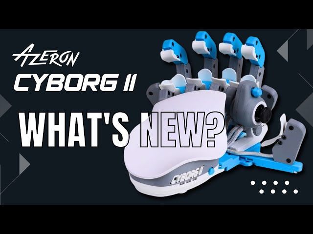 The new Azeron gaming keypad Cyborg II features (ENG/JPN subs) #azeron #azeroncyborgII