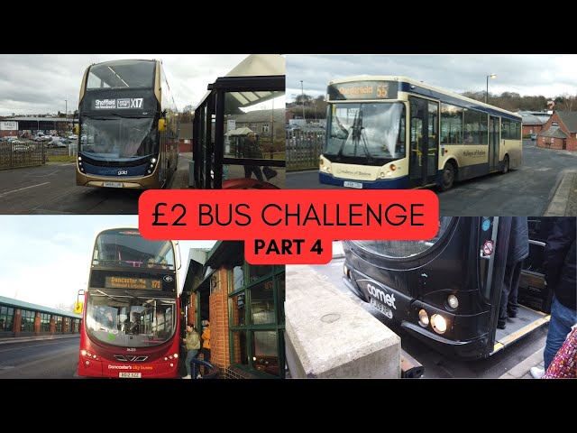 £2 UK BUS CHALLENGE: How far can we get from London by BUS ONLY? Part 4