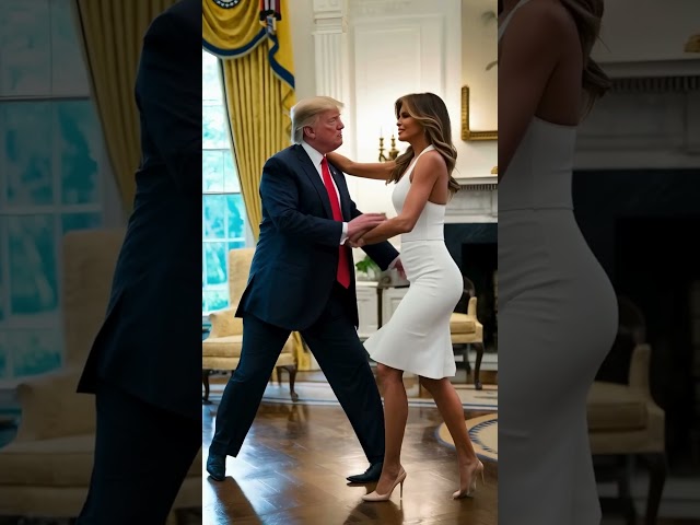 MELANIA and DONALD TRUMP'S  Dance in White House!