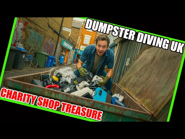 I Dumpster Dived Every UK Charity Shop in my town🤯[LOOK WHAT I FOUND]