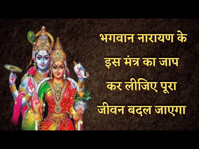 भगवान नारायण के इस मंत्र का जाप कर लीजिए पूरा जीवन बदल जाएगा | Vishnu mantra | विष्णु मंत्र |